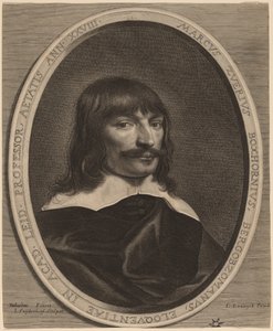Marcus-Zuerius Boxhorn door Jonas Suyderhoff after Pieter Dubordieu