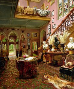 De Hal en Trap van een Landhuis, 1888