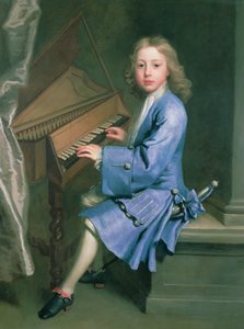 Garton Orme zittend aan het Spinet, ca.1707