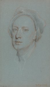 Portret van Jonathan Richardson de Jongere door Jonathan Richardson the Elder