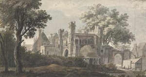 De Grote Poort van het Klooster van St. Augustine, Canterbury door Jonathan Skelton