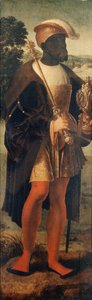 Balthazar de Moorse Koning, c.1525 door Joos van (attr. to) Cleve
