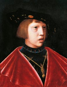 Portret van Karel V als kind