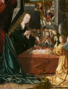 Drieluik van Bethlehem, circa 1540 door Joos van (attr. to) Cleve