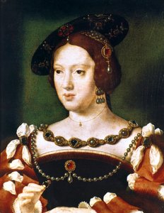 Portret van Eleanor, koningin van Frankrijk, ca. 1530-1540