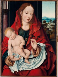 Maagd en Kind door Joos van Cleve