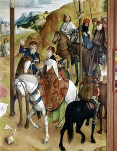Drieluik van de Kruisiging van Gent door Joos van Gent (fl.1460 75)