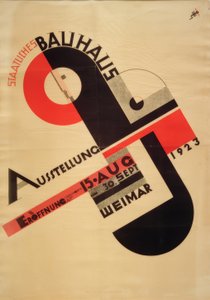 Staatliches Bauhaus tentoonstelling Weimar 1923 door Joost Schmidt