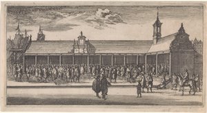 Gezicht op de Beurs te Rotterdam Postkaart