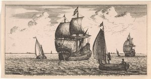 Ontvangst van de post op zee door Joost van Geel