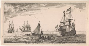 Schepen op zee