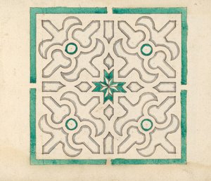 Album met 75 Tekeningen voor Tuin Trellises & Parterres, ca. 1610-1640 door Jorg Rurfinger