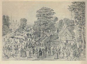 Een huwelijksfeest in Bermondsey door Joris Hoefnagel
