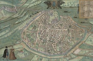 Kaart van Avignon, uit 