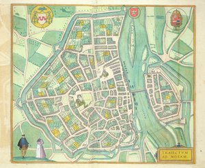 Kaart van Maastricht, uit 
