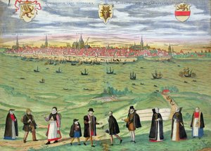 Kaart van Rostock, uit 