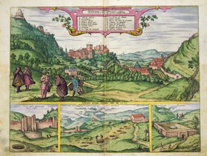 Uitzicht op het Alhambra, uit 