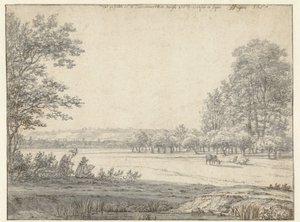 Gezicht in de omgeving van Doorwerth door Joris van der Haagen