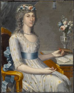 Doña María de los Dolores Gutiérrez del Mazo y Pérez door José Campeche