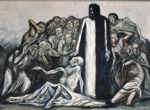 De opwekking van Lazarus door José Clemente Orozco