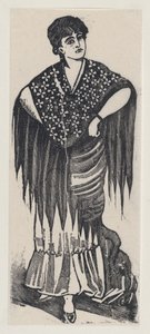Een zigeuner, ca. 1880-1910 door José Guadalupe Posada