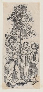 Een verkoper die speelgoed verkoopt, ca. 1880-1910