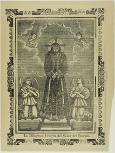 Het wonderbaarlijke beeld van onze Heiland (The Miraculous Image of Our Savior) door José Guadalupe Posada