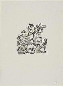 Sint Joris door José Guadalupe Posada