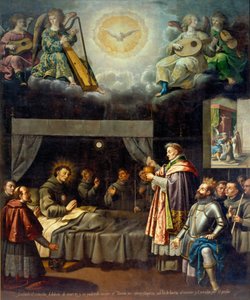 De Laatste Communie van Sint Bonaventura door José Juárez
