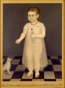 Portret van Manuela Gutiérrez