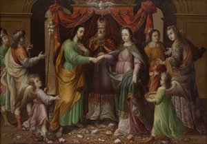 Het huwelijk van de Maagd, ca. 1690