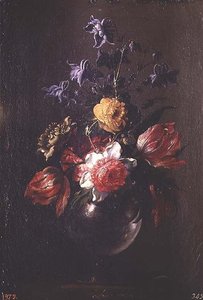Stilleven van Bloemen door José Antolínez