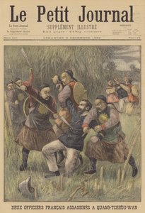 Dood van Twee Franse Marineofficieren in Guangzhouwan, China