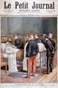 De Franse Minister van Oorlog geeft een militaire onderscheiding, 1894 door Jose Belon