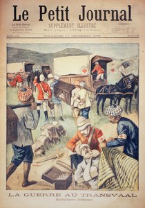 De Oorlog in de Transvaal: Indiase Ambulances, voorpagina van Le Petit Journal, 17 december 1899 door Jose Belon