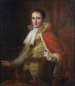 Portret van koning Jozef I van Spanje door Jose Bernat Flaugier