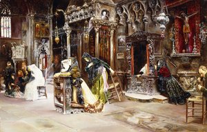 De Biecht, 1893 door Jose Gallegos Arnosa