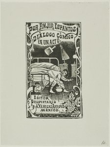 Doen alsof ze Geesten zijn door José Guadalupe Posada
