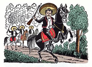 Romero Macario - De Mexicaanse Revolutie (1910-1920) - Houtsnede door Jose Guadalupe Posada (1852-1913)