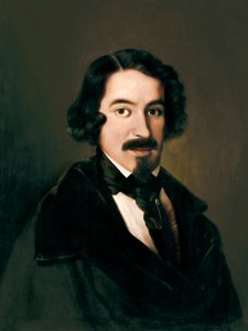 Portret van Jose de Espronceda door José de Madrazo