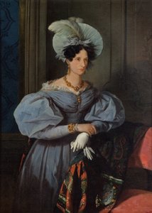 Anna von Hell door Josef Danhauser
