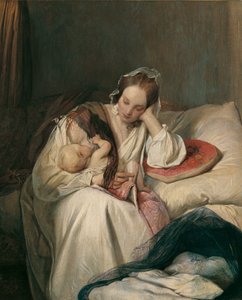 Moederliefde (De vrouw van de kunstenaar met kind)