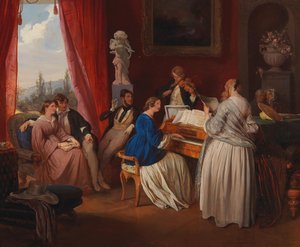 Het familieconcert, 1841