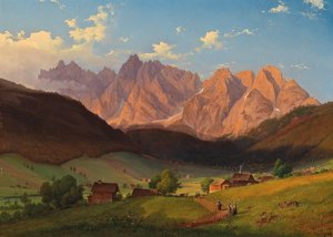 Uitzicht op Triglav in Slovenië