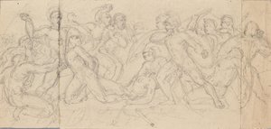 Klassieke vechtscène door Josef Gisela