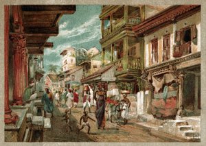 Straat in Mumbai