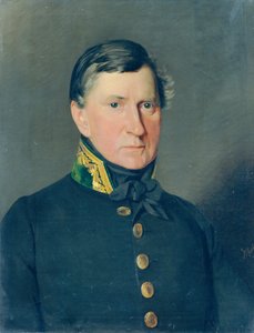 Portret van een heer door Josef Huttary