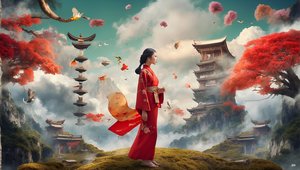 Droomachtige scène Japans 02