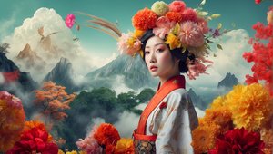Droomachtige scène Japans 04