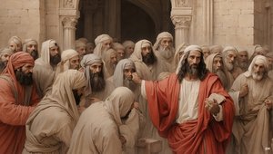 Jezus verdrijft de handelaars uit de tempel